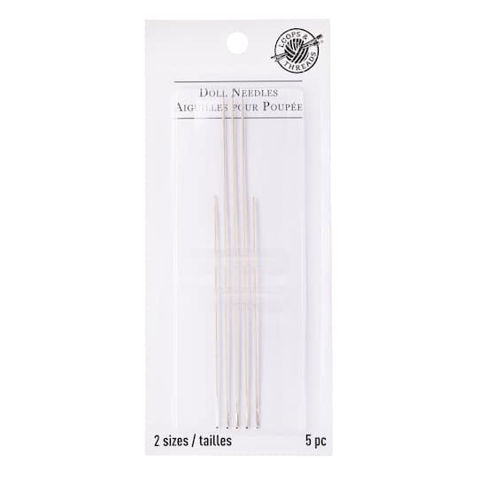 12 Packs: 5 ct. (60 total) Doll Needles by Loops & Threads™